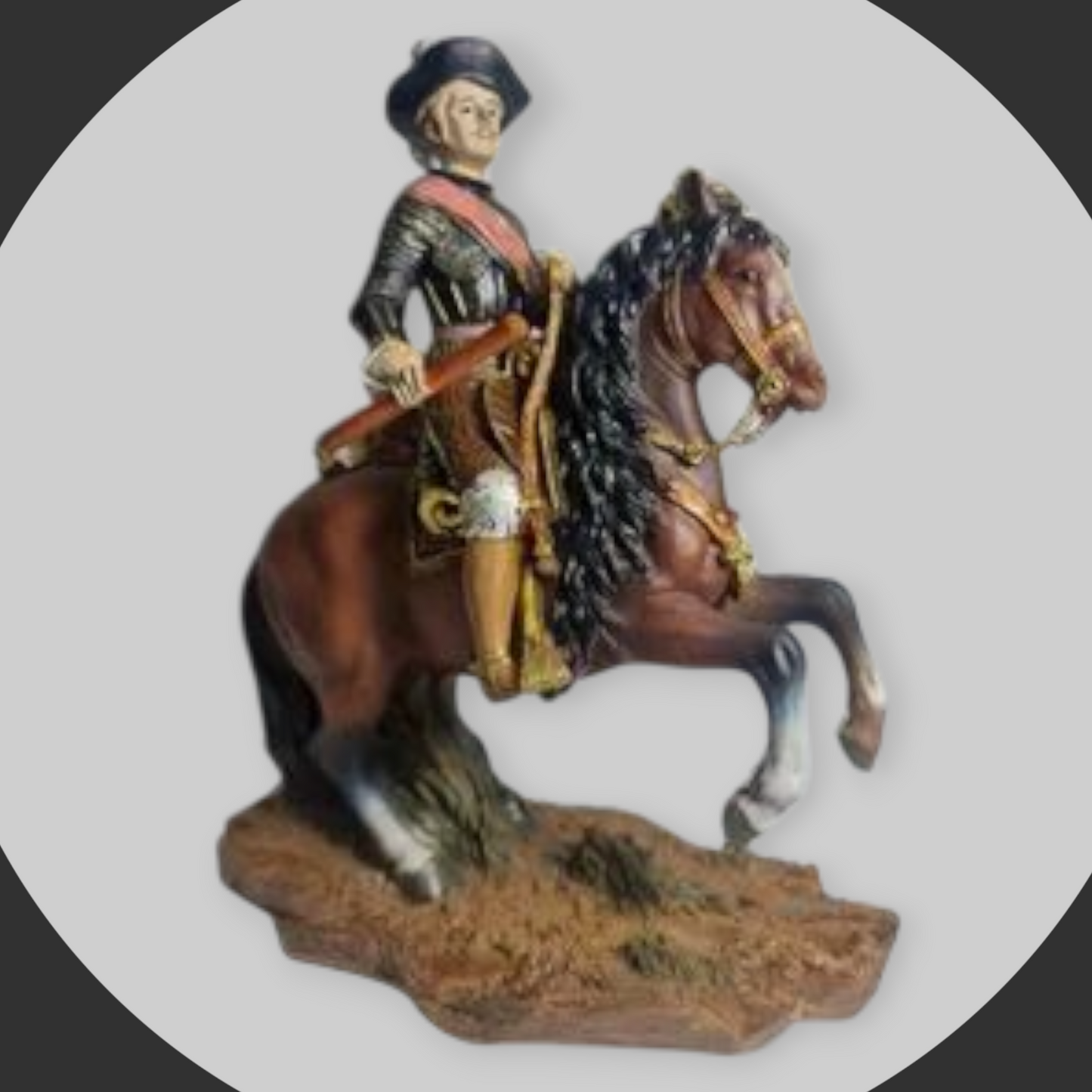 Escultura de Felipe IV a caballo
