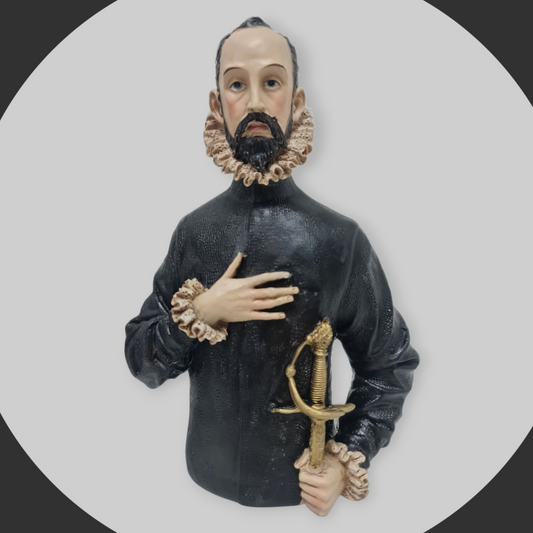 Figura Hombre con la mano en el pecho El Greco