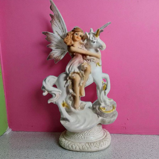 Hada en unicornio , Mitos y leyendas , fantasía , Folklore