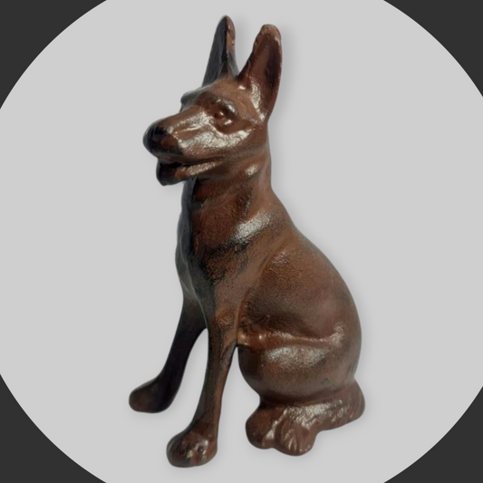 Perro hierro fundido