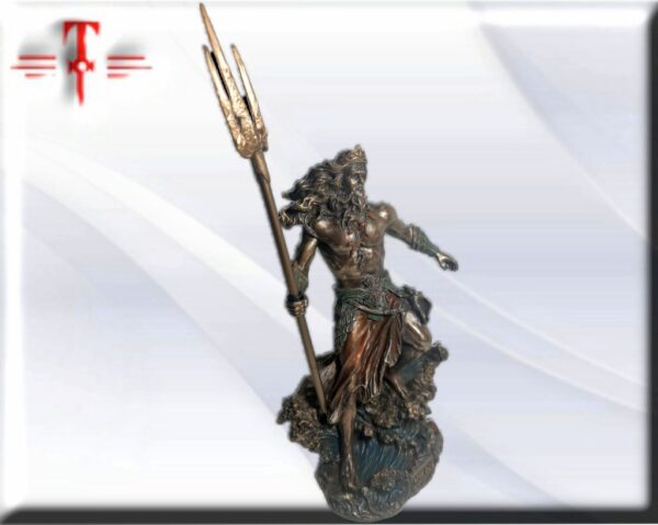Statue des Gottes Dagda, mythologische Götter, esoterische und religiöse Gegenstände, handbemalt