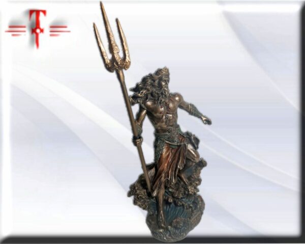 Statue des Gottes Dagda, mythologische Götter, esoterische und religiöse Gegenstände, handbemalt
