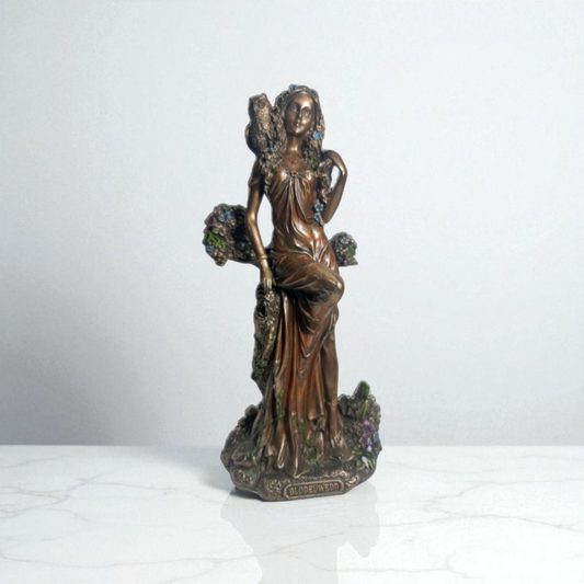 Statue des Gottes Dagda, mythologische Götter, esoterische und religiöse Gegenstände, handbemalt
