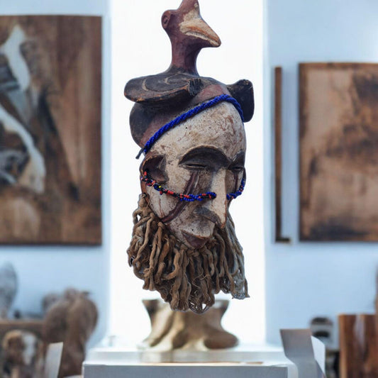 Máscara Salampusu  ( arte africano) Galeria de arte - vodun