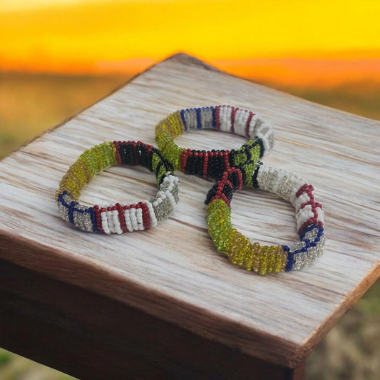 Pulsera elástica de los 7 orishas , Ildés Mazo de las 7 potencias Africanas , Deidades Yorubá , Santería