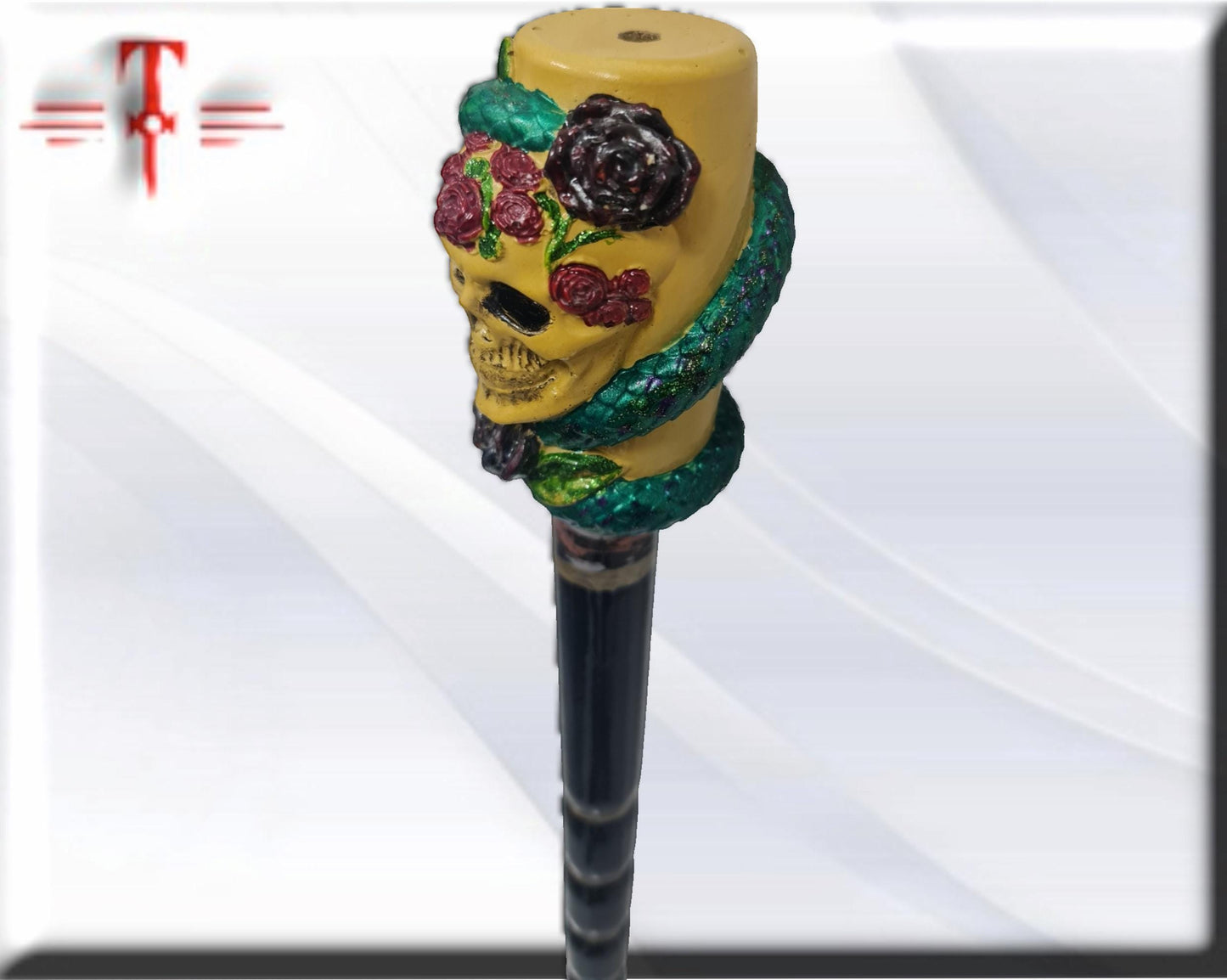Bastón de carga Eggun , santería , Palo Mayombe , voodoo