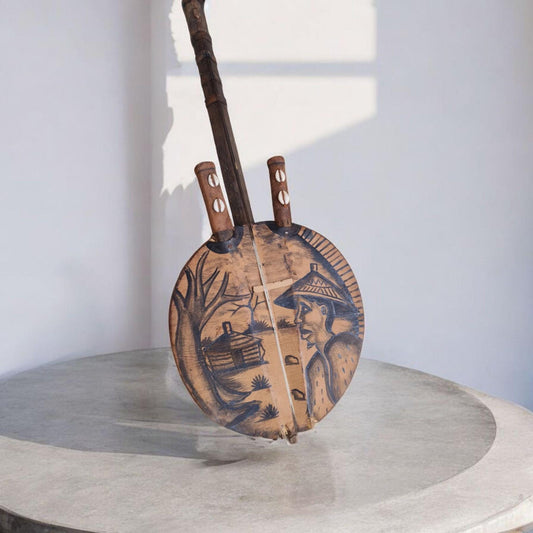 Guitarra artesanal Africana – Kora  .  Madera  instrumentos musicales africanos  tambores, maracas o kashakas y gonkoque