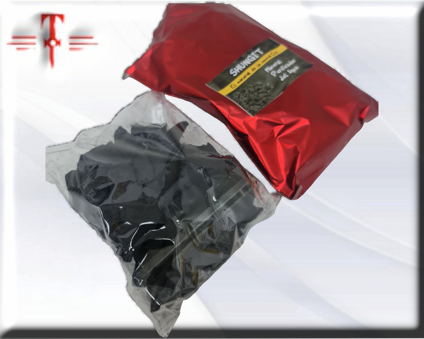 Piedra natural Shungit Mineral purificador del agua