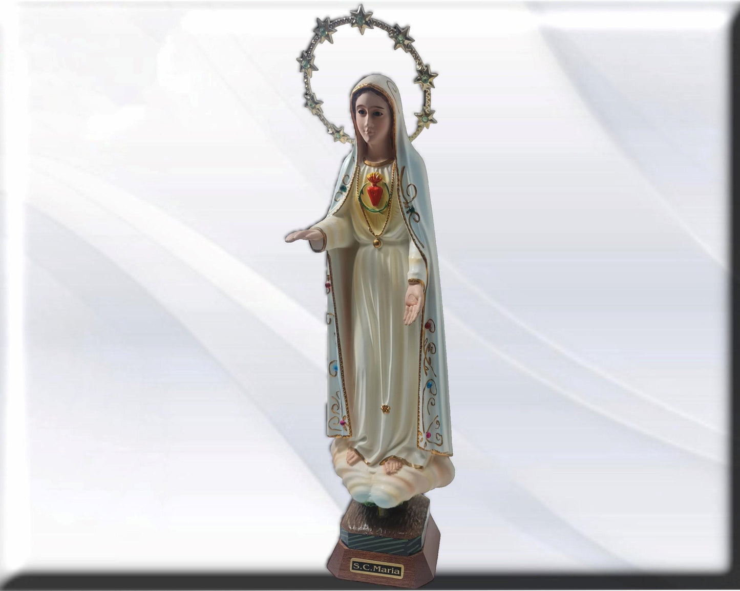 Sagrado corazón de María , virgenes y santos catolicos