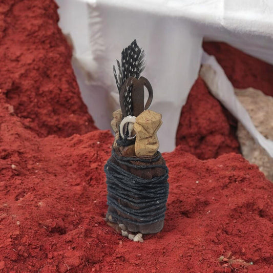 Fetiche de Amarre , secretos del Vodoun africano , arte africano