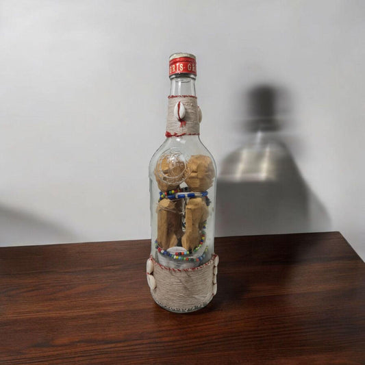 Botella Mágica Secreto de la Protección contra brujerías y maleficios poderoso fetiche, evolucion , secretos del vodun