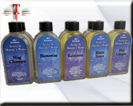 Aceites de masaje