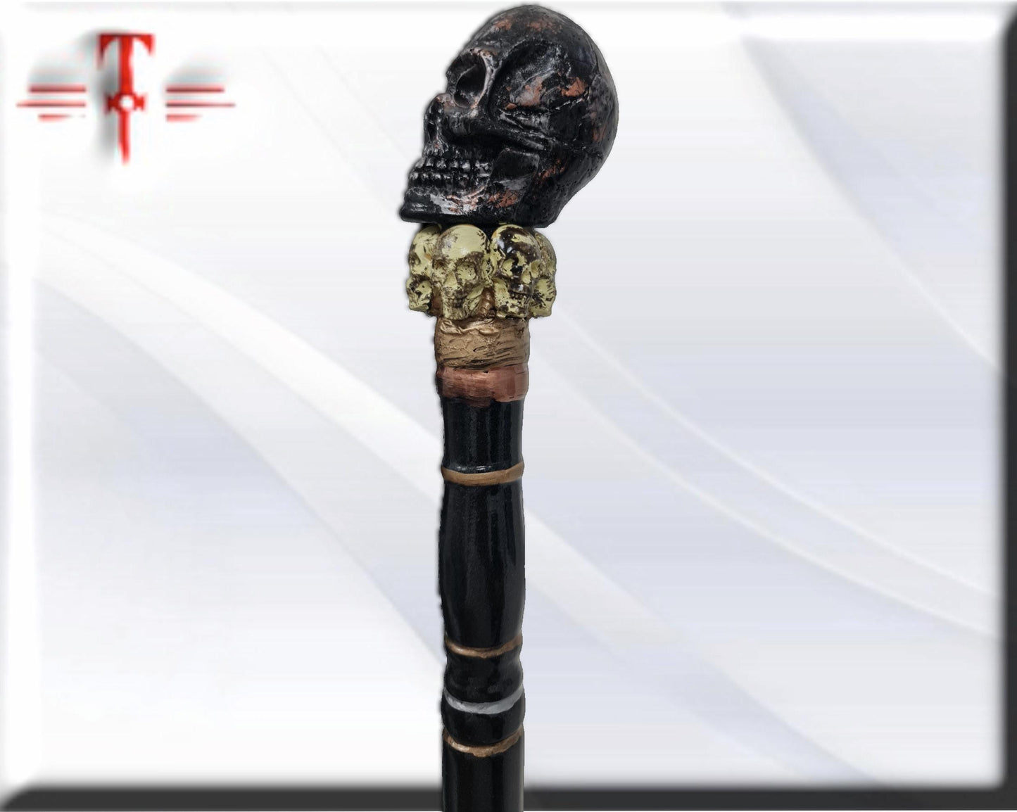 Eggun mit Stab, Santeria, Palo Mayombe, Voodoo