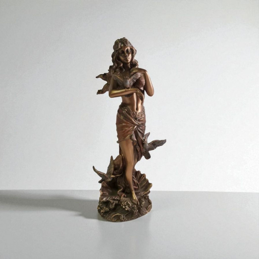 Statue des Gottes Dagda, mythologische Götter, esoterische und religiöse Gegenstände, handbemalt