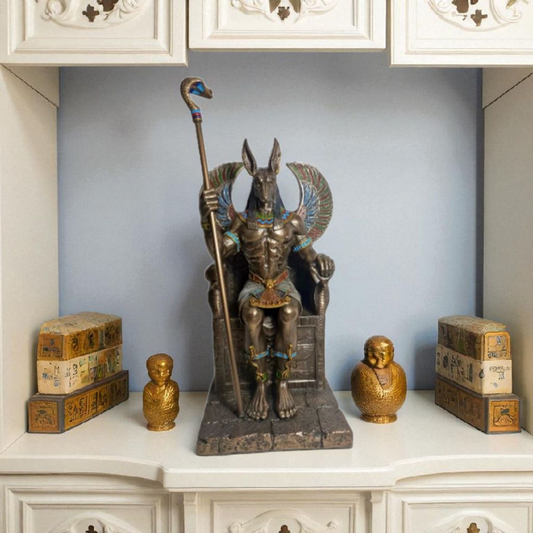 Statue des Gottes Dagda, mythologische Götter, esoterische und religiöse Gegenstände, handbemalt
