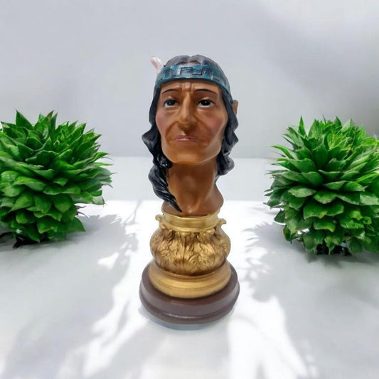 Estatua , Figura ,Indio Guaicaipuro , 3 potencias Africanas