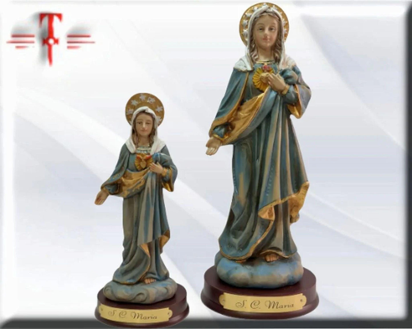 Sagrado corazón de María , virgenes y santos catolicos