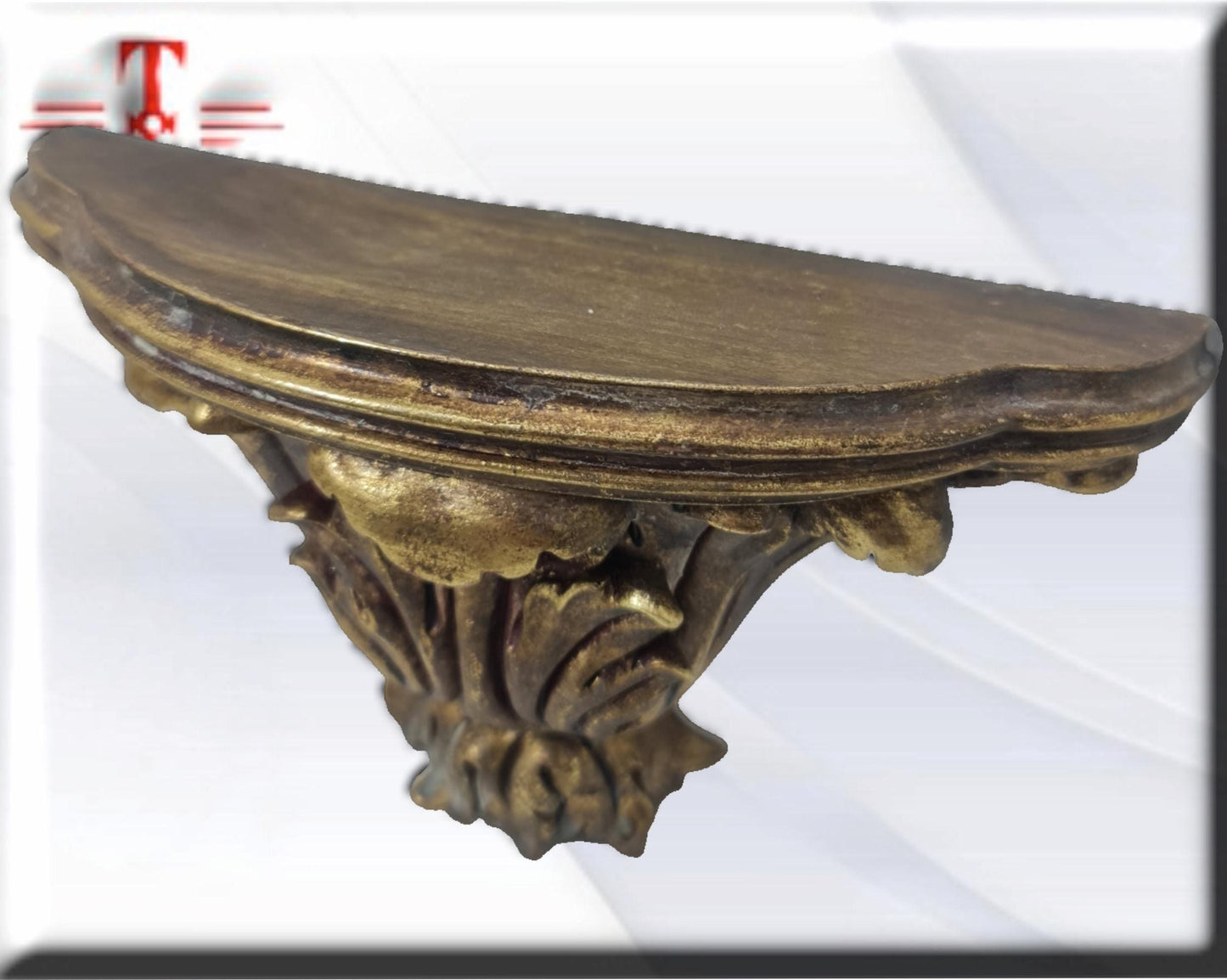 Mensula dorada para santo , Santos y Vírgenes católicos , productos Religiosos