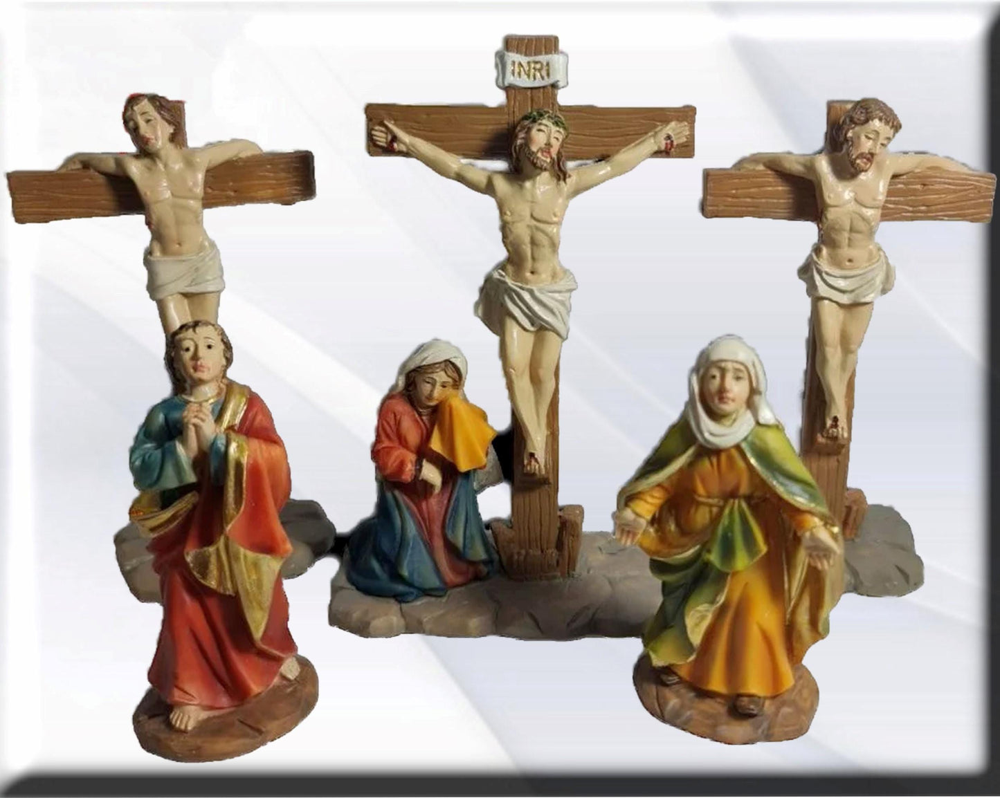 Jesus entre ladrones . Catholic Saints and Virgins, Religious products,