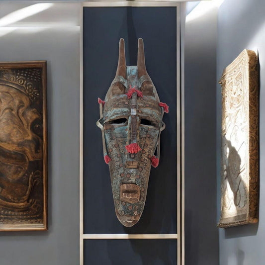 Máscara Bamun  Galería arte , antigüedad , artesanías africanas