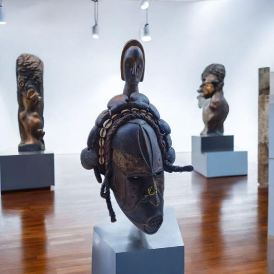 Máscara Idoma Nigeria( arte africano) Galeria de arte - vodun