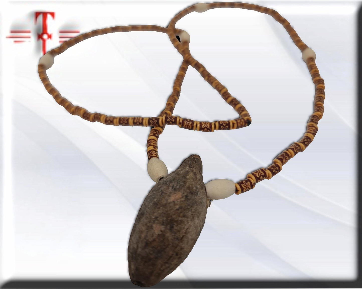 Necklace with seed for protection and luck attraction , secrets of African voodoo