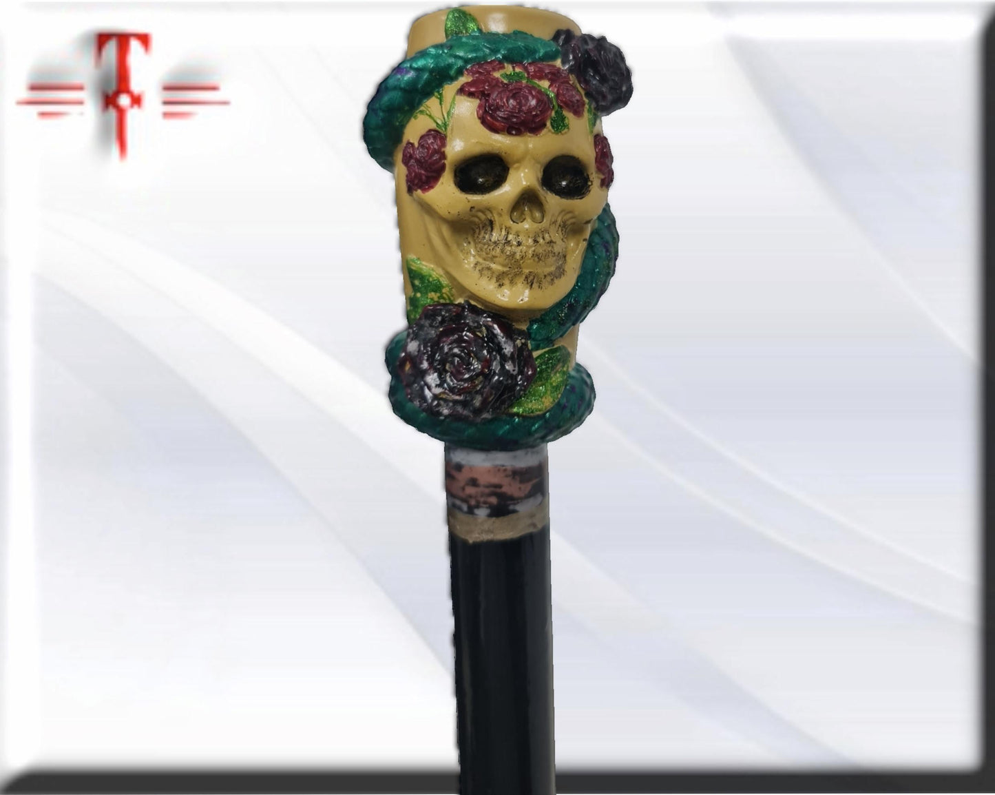 Bastón de carga Eggun , santería , Palo Mayombe , voodoo