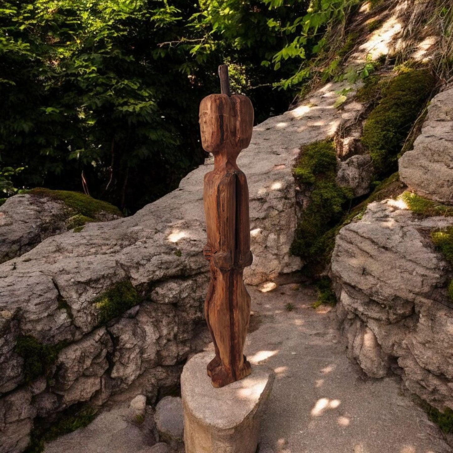 Alboran-Puppe, Toplader, Holz - Santeria, Yoruba, Lucumí