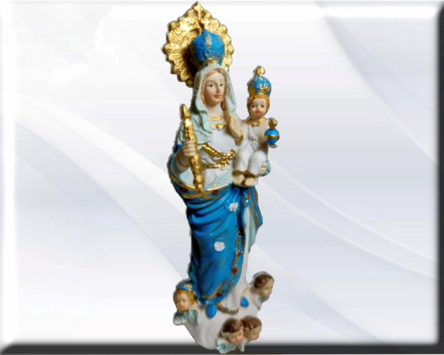 La virgen Blanca . Catholic Saints and Virgins, Religious products,