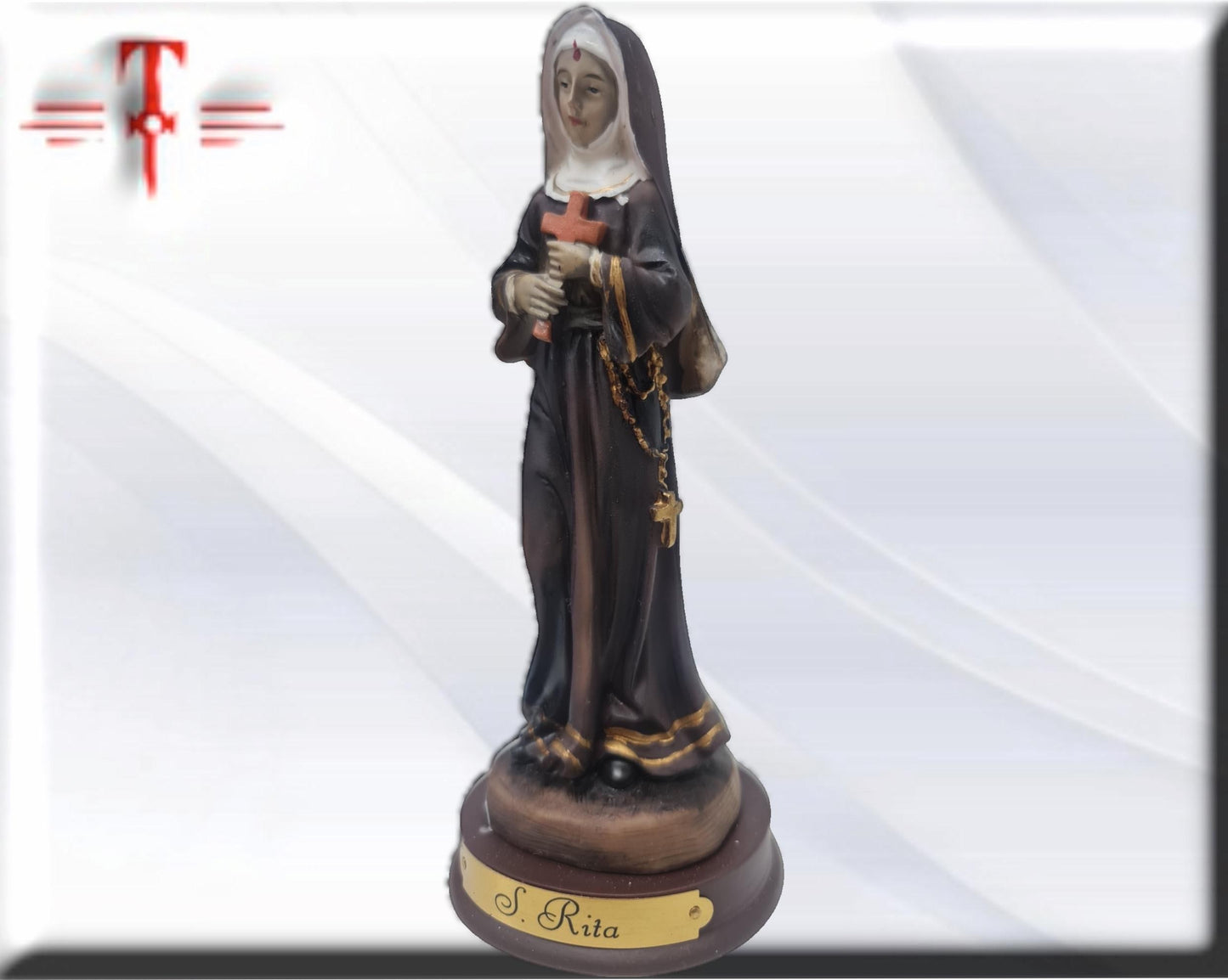 Estatua Santa Rita de Casia  . Catholic Saints and Virgins, Religious products,