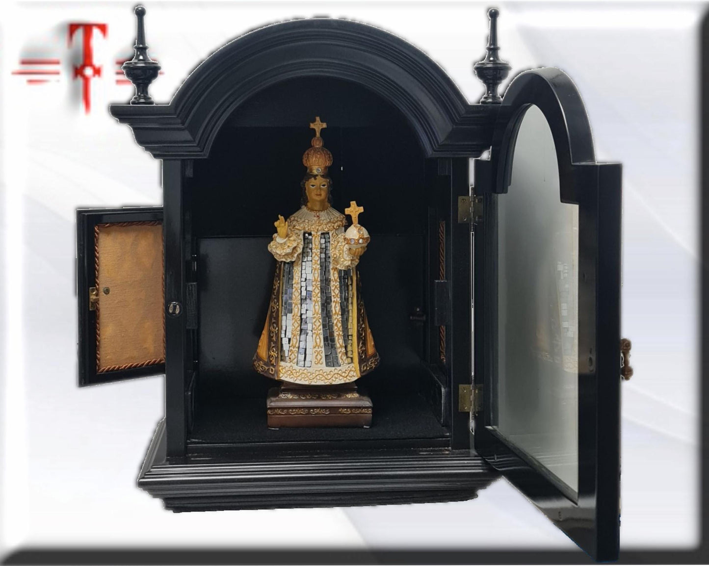 Hölzerne Kapellennische, Kapelle, katholische Heilige und Jungfrauen, religiöse Produkte