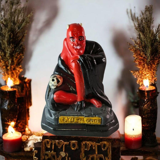 Figura Yeso exu Lodo , Candomble , kimbisa, Umbanda