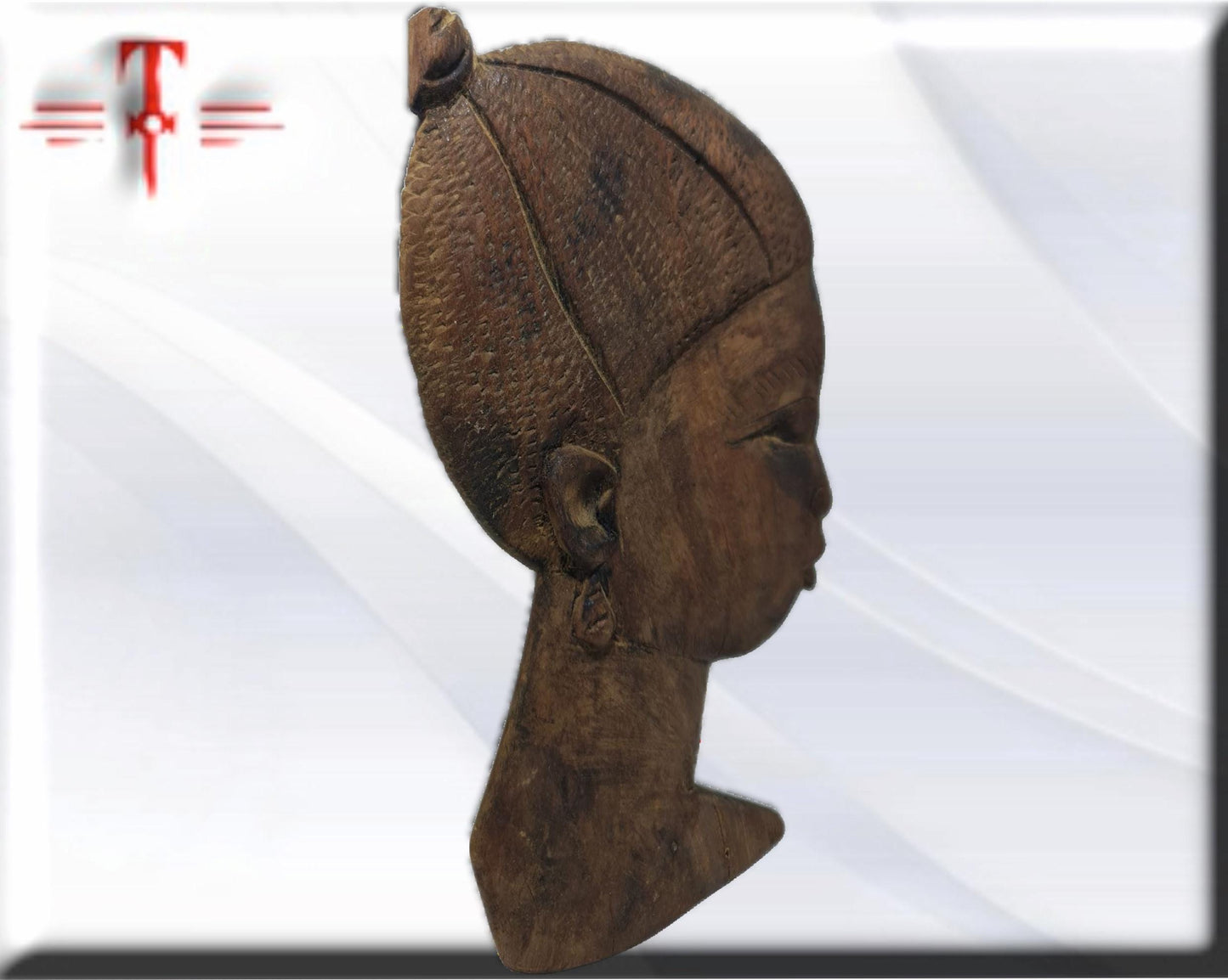 Antigua máscara Mujer , arte africano , galería de arte