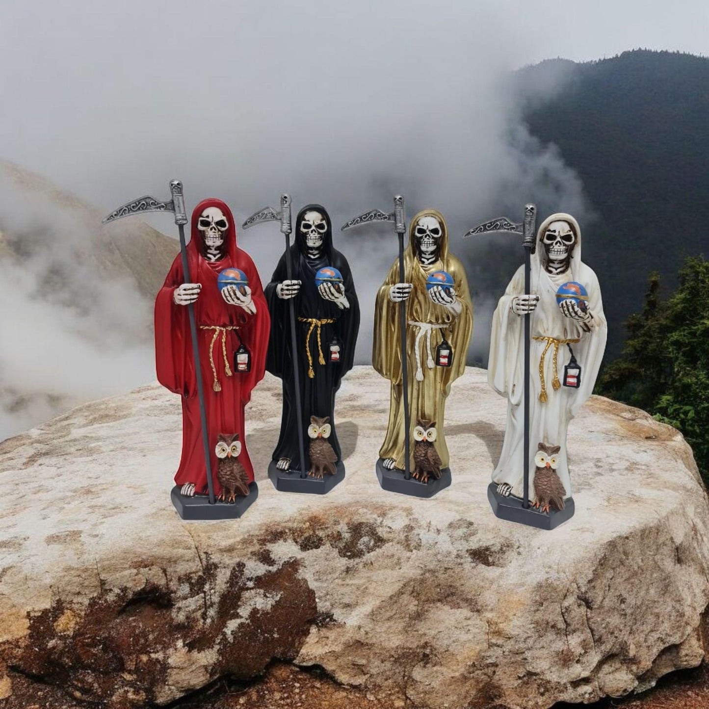 Estatua Santa Muerte 20cm , Santísima Muerte , deidades , mitología