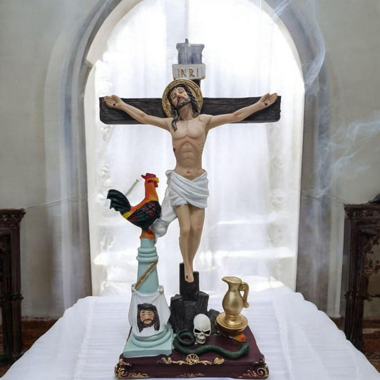 Figura estatua de Cristo Justo Juez  . Catholic Saints and Virgins, Religious products,