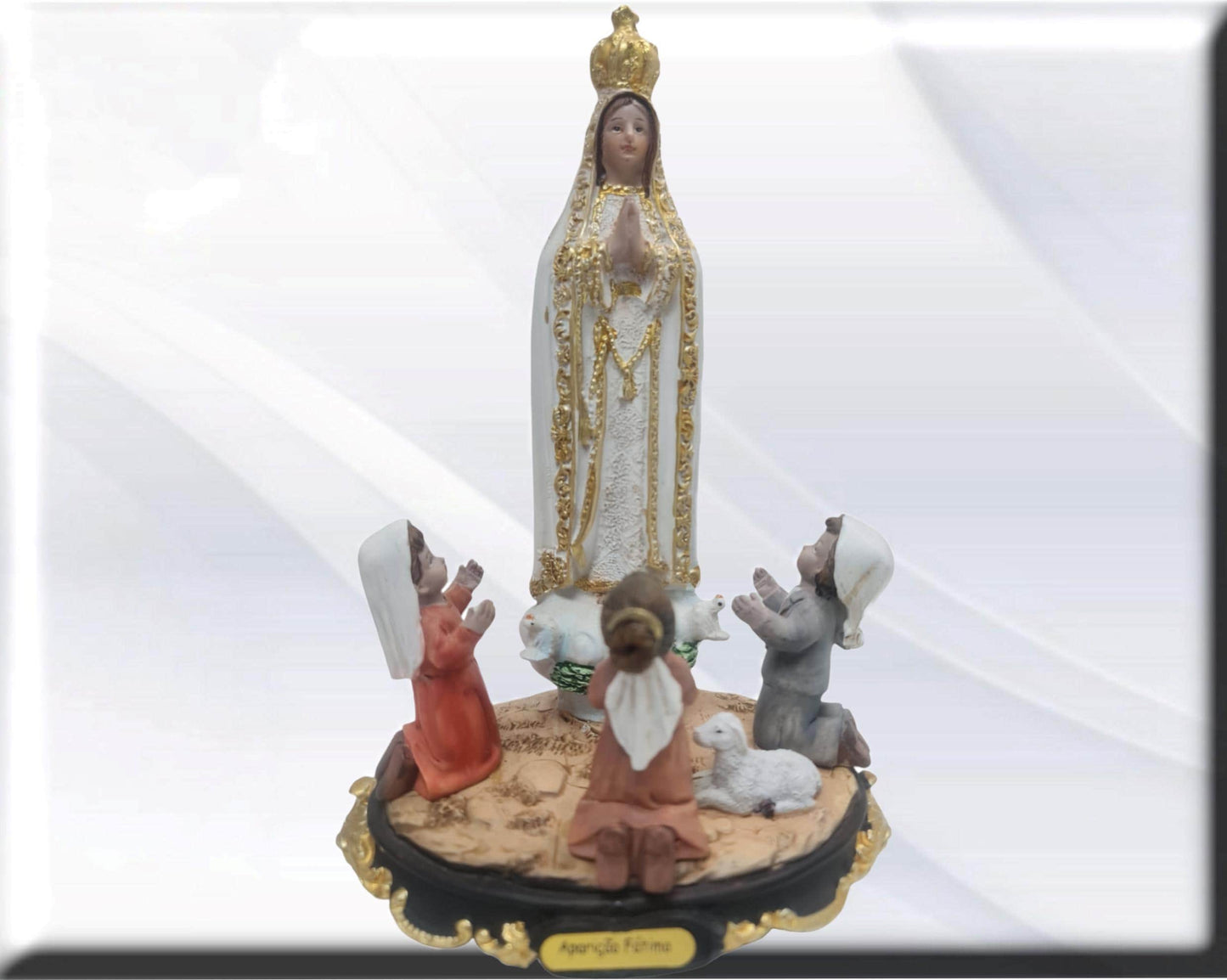 Statue Figur Erscheinung von Fatima, katholische Heilige und Jungfrauen, religiöse Produkte,