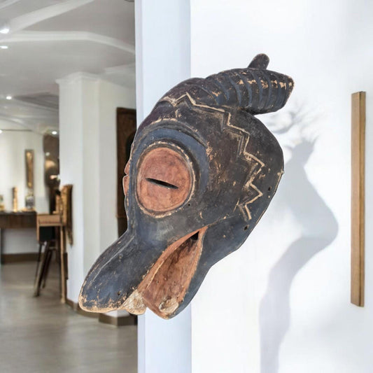Máscara Mambila  Galería arte , antigüedad , artesanías africanas