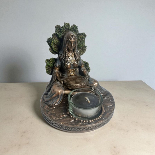 Statue des Gottes Dagda, mythologische Götter, esoterische und religiöse Gegenstände, handbemalt