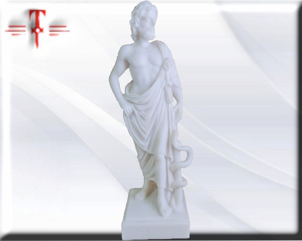 Statue des Gottes Dagda, mythologische Götter, esoterische und religiöse Gegenstände, handbemalt