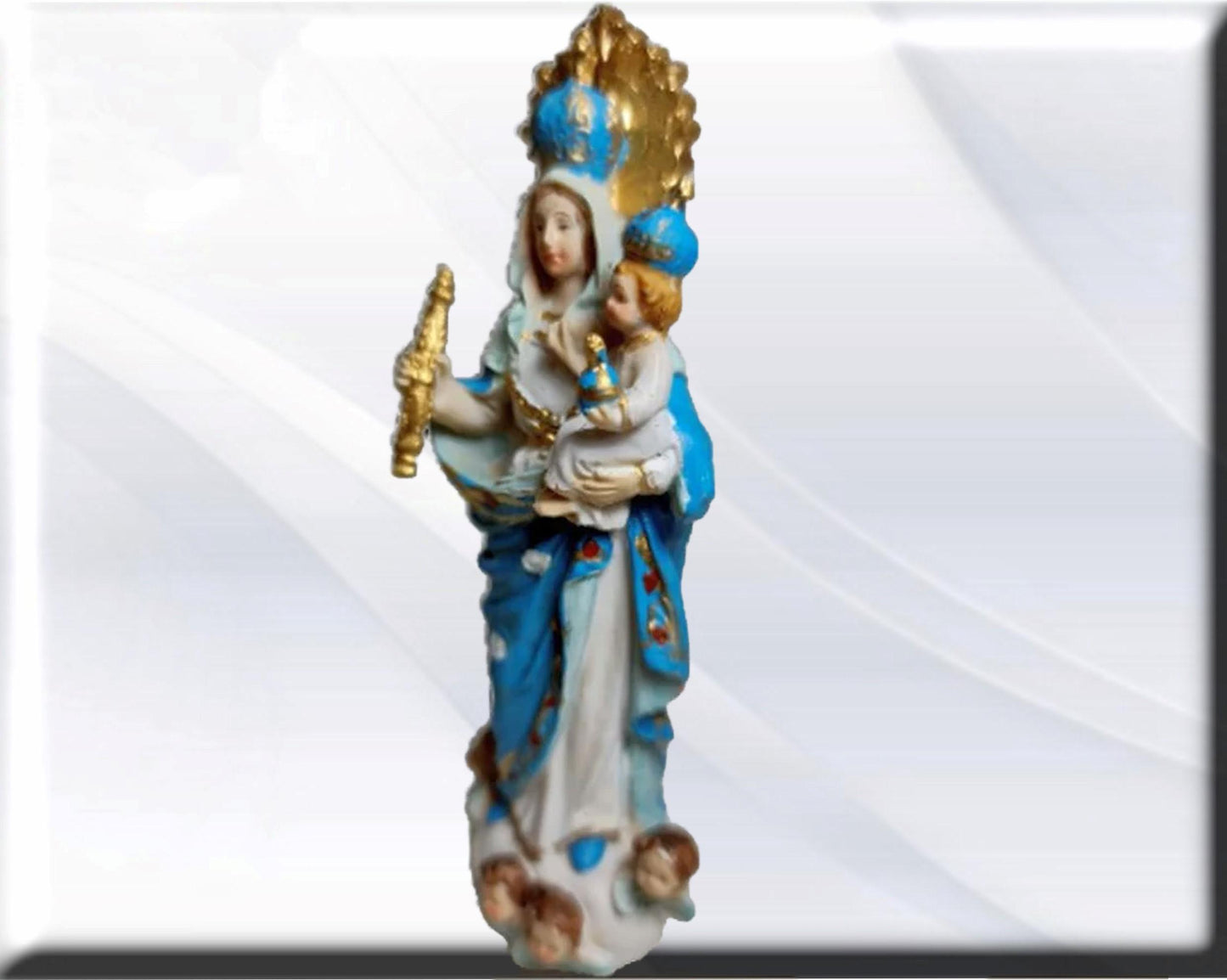 La virgen Blanca . Catholic Saints and Virgins, Religious products,
