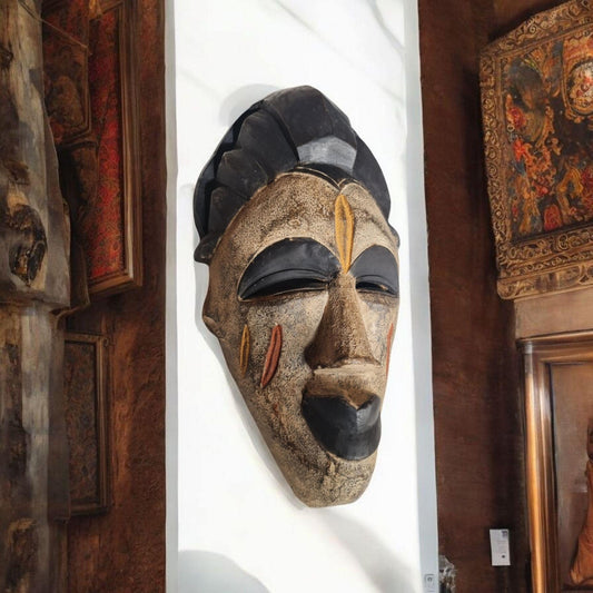 Máscara Igbo ( Nigeria arte africano)  Igbo mask (Nigerian African art)