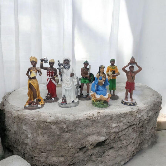 Orishas 20cm , deidades yoruba , Santeria , dioses africanos