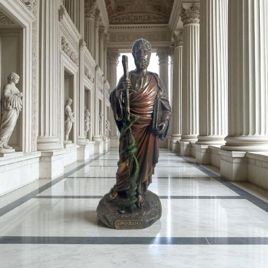 Statue des Gottes Dagda, mythologische Götter, esoterische und religiöse Gegenstände, handbemalt
