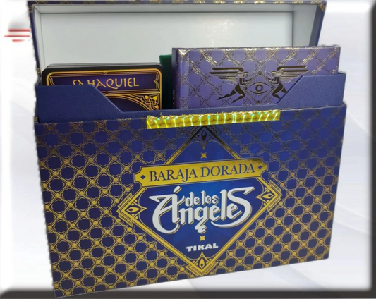 La Baraja dorada de los Ángeles Pack, Libro + cartas + tapete protector