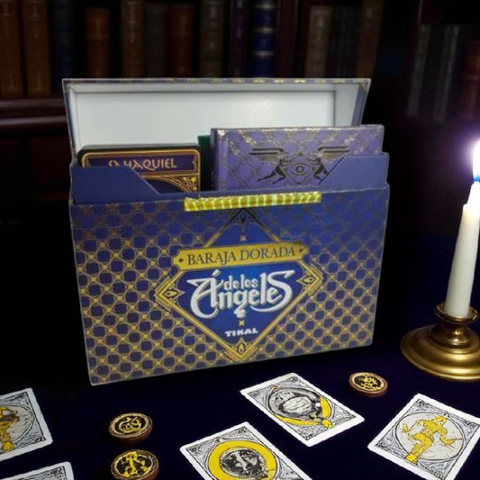 La Baraja dorada de los Ángeles Pack, Libro + cartas + tapete protector