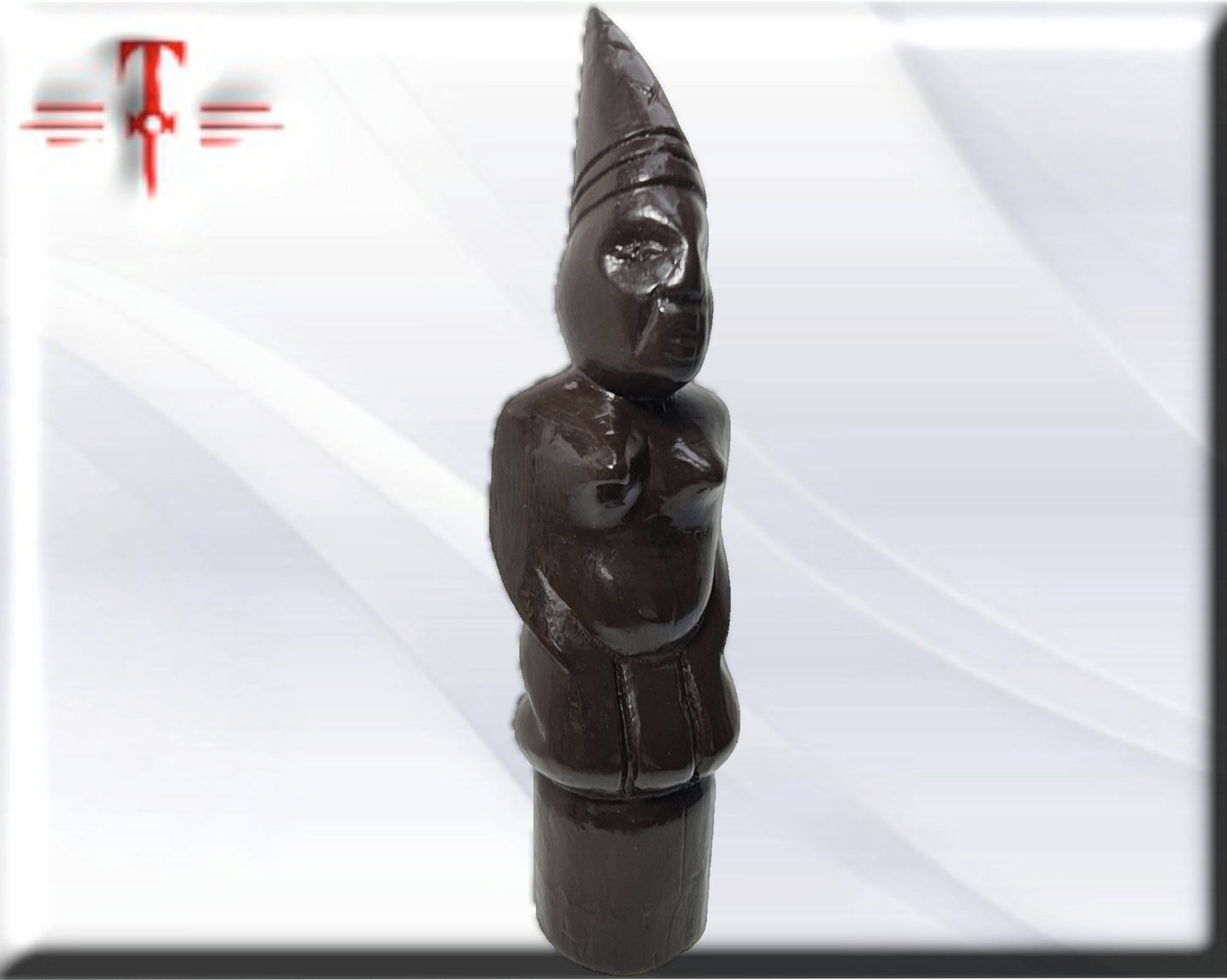 Agogo Iroke de Orula , artesanía Religiosa Campana para llamar al Santo , Santería , Palo Mayombe , Babalawo