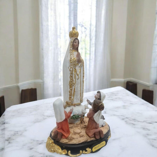 Statue figure Apparition of Fatima, Catholic Saints and Virgins, Religious products,