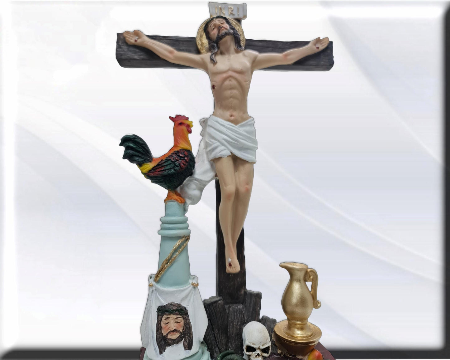 Figura estatua de Cristo Justo Juez  . Catholic Saints and Virgins, Religious products,