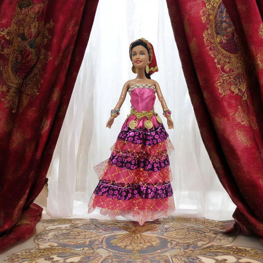 Muñeca Gitana, Zingara , vidente bola cristal , tarot , adivinacion