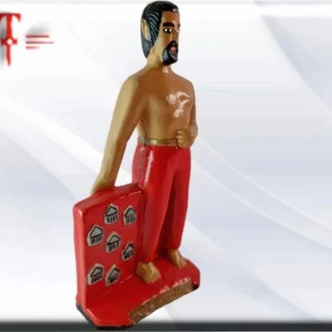 Estatua , Figura , Exú 7 puertas , kimbisa, umbanda, candomble